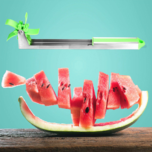 1pc Watermelon Cutter Slicer, Stainless Steel Watermelon Cube Cutter  Quickly Safe Watermelon Knife, Fun Fruit Salad Melon Cutter For Kitchen  Gadget