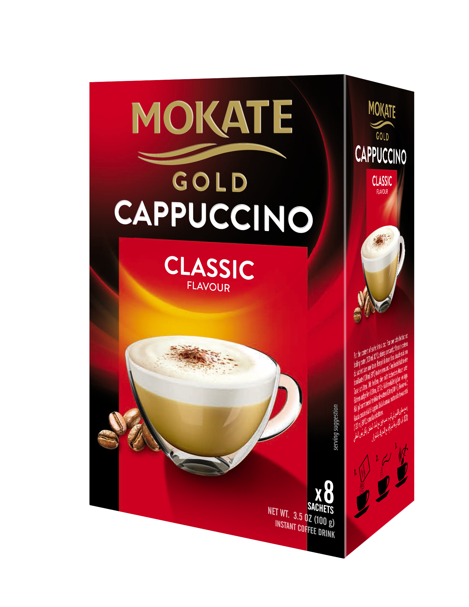 Cappuccino flavour outlet