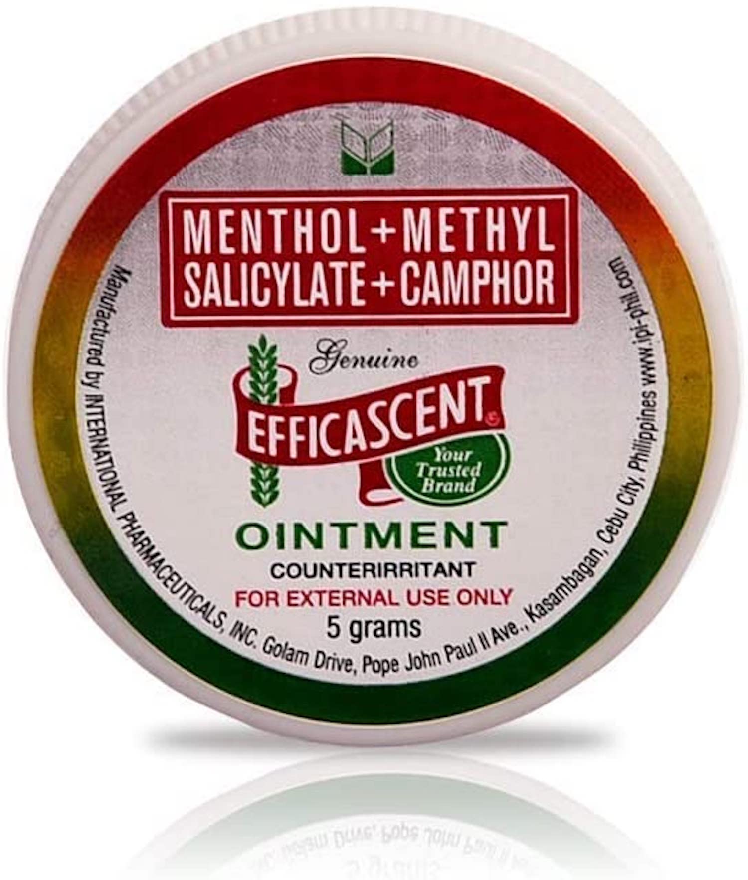 Efficascent Methyl Salicylate Camphor + Menthol Genuine