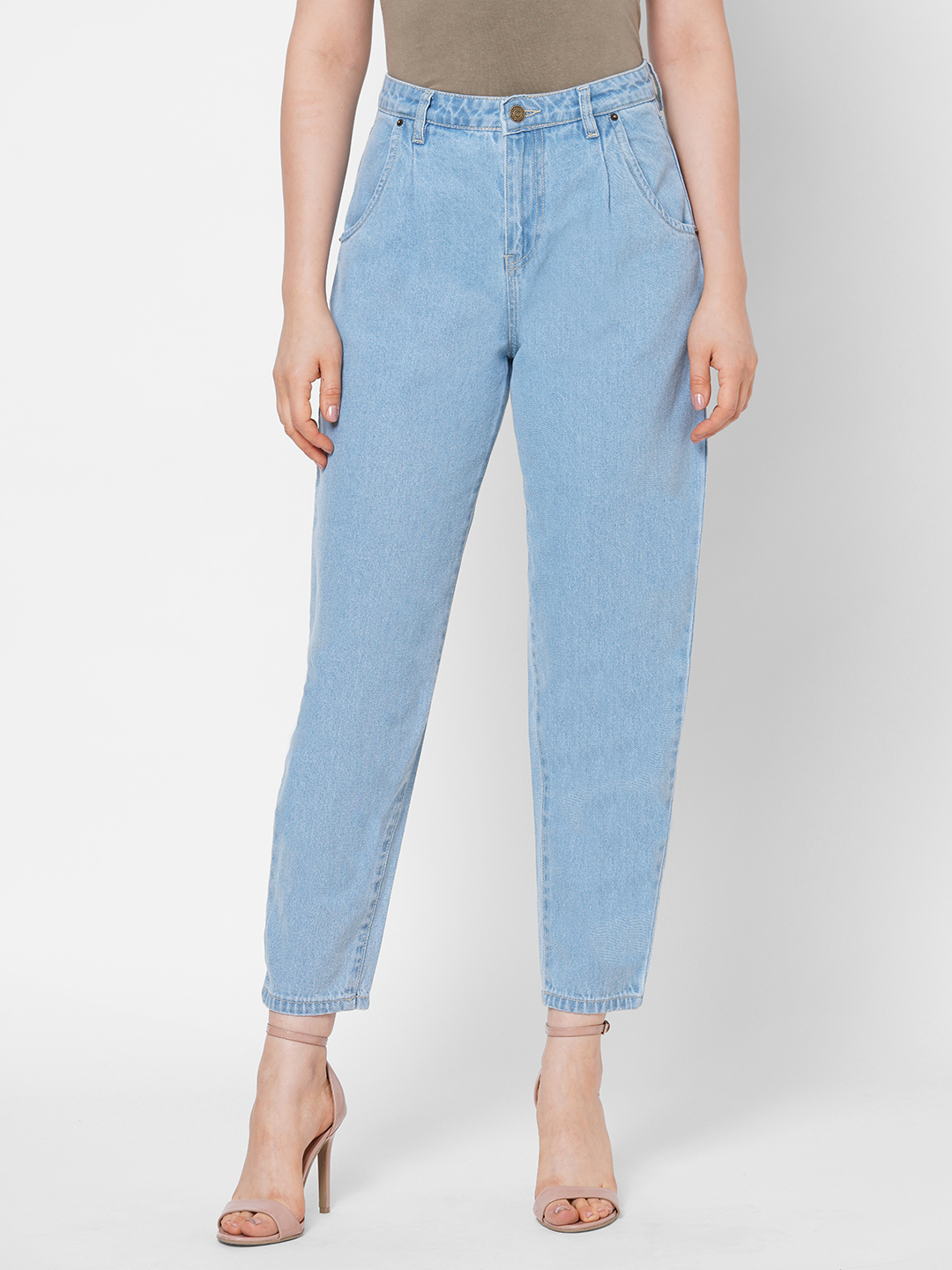 Tarama High Rise Slouchy Fit Jeans Blue 28