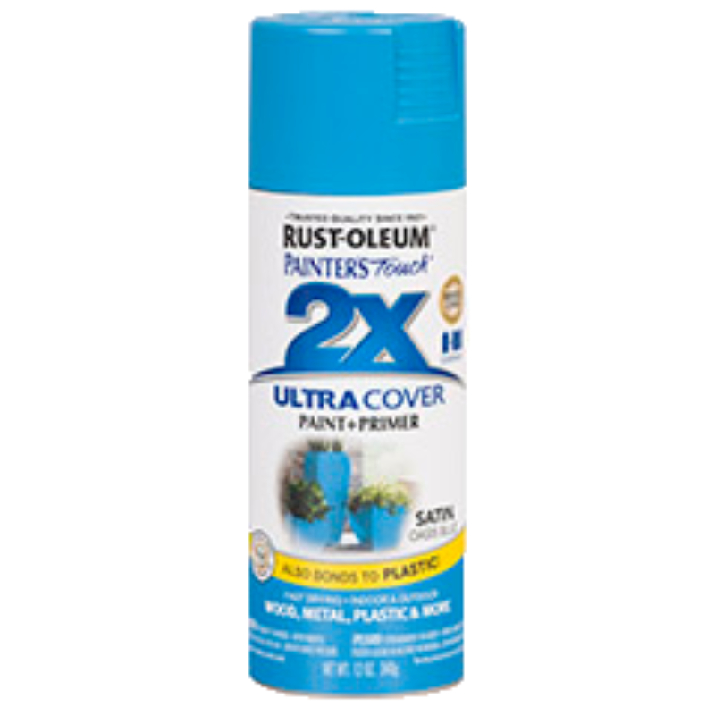 Rust-Oleum 2X Ultra Cover Satin Spray Satin Oasis Blue 12oz | Wholesale ...