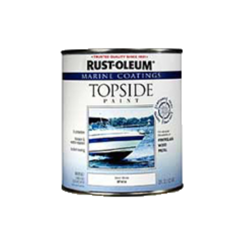 RustOleum Marine Coatings Topside Paint, White, Quart Wholesale