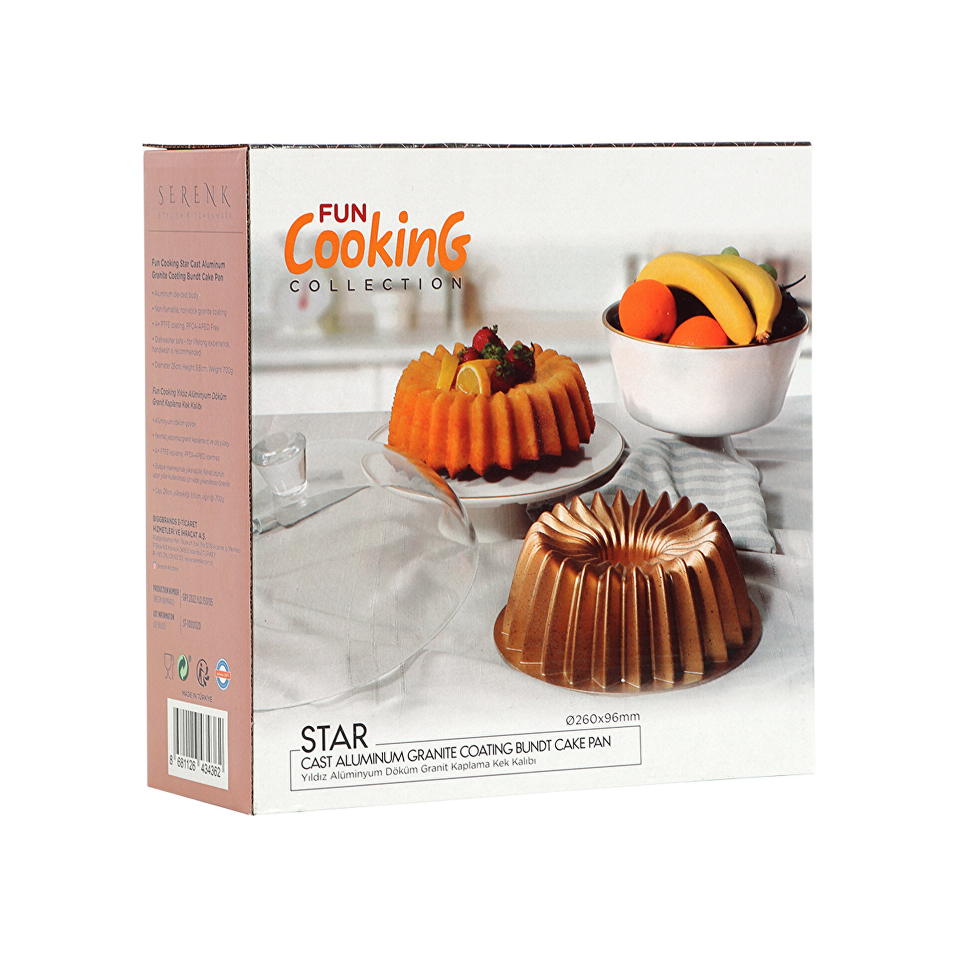 Buy wholesale Serenk Fun Cooking Star Cake Pan 10.2 Inch Bakeware