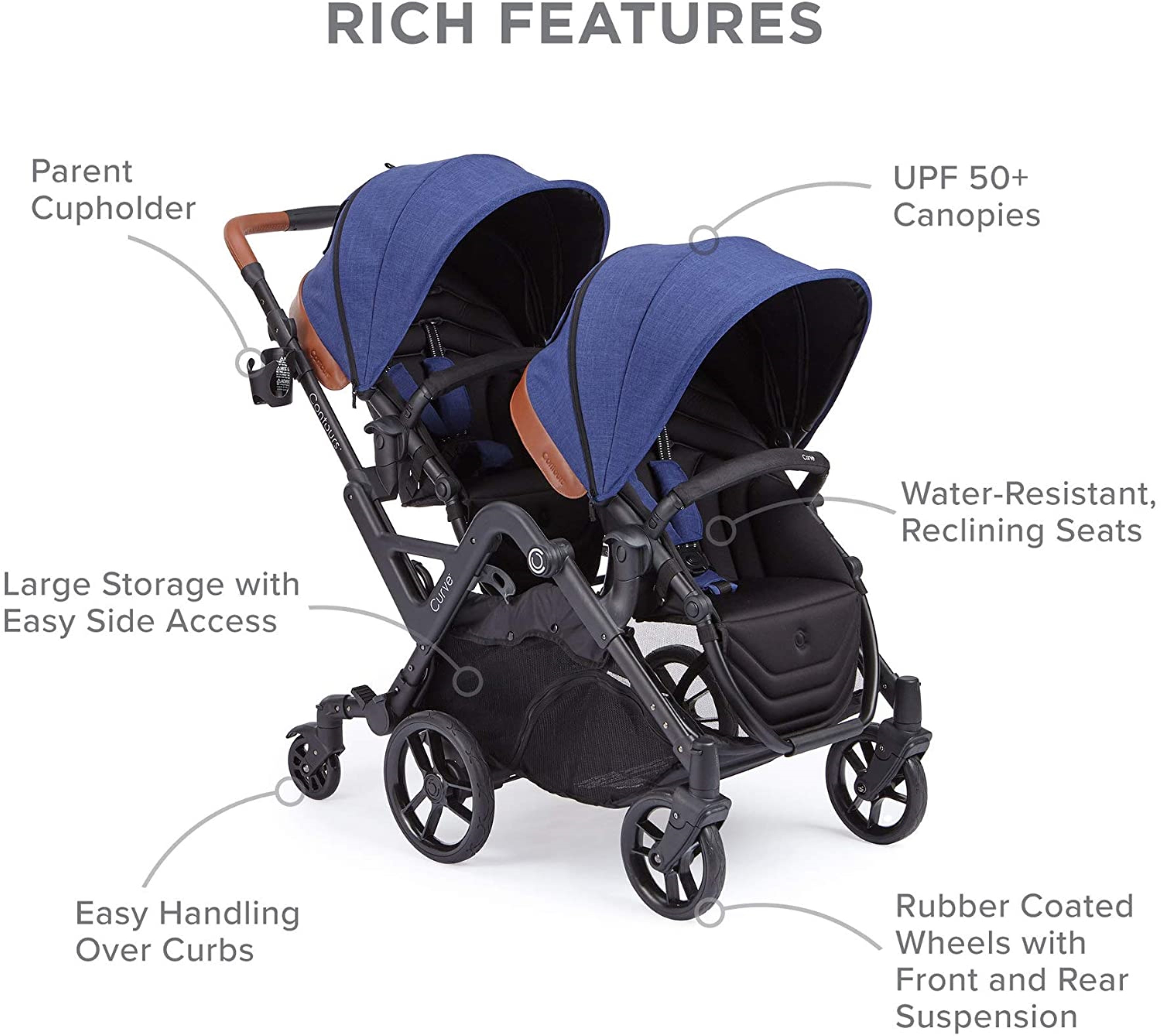 Contours curve hotsell double stroller canada