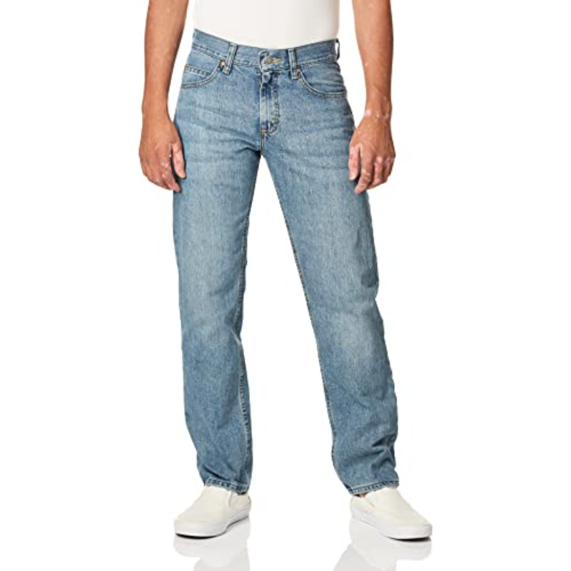 SZ Dakota Blue Lee Men's Regular Fit Straight Leg Jeans 32W / 32L ...