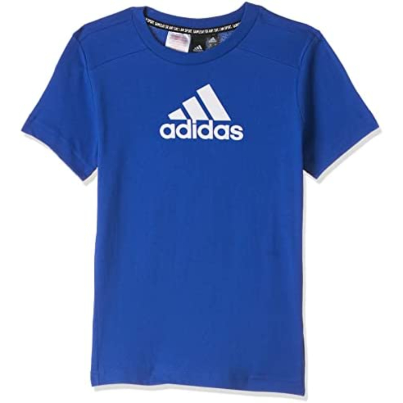 SZ Adidas Boys Boys Badge Of Sport T-Shirt Blue 5-6 Years | Wholesale ...