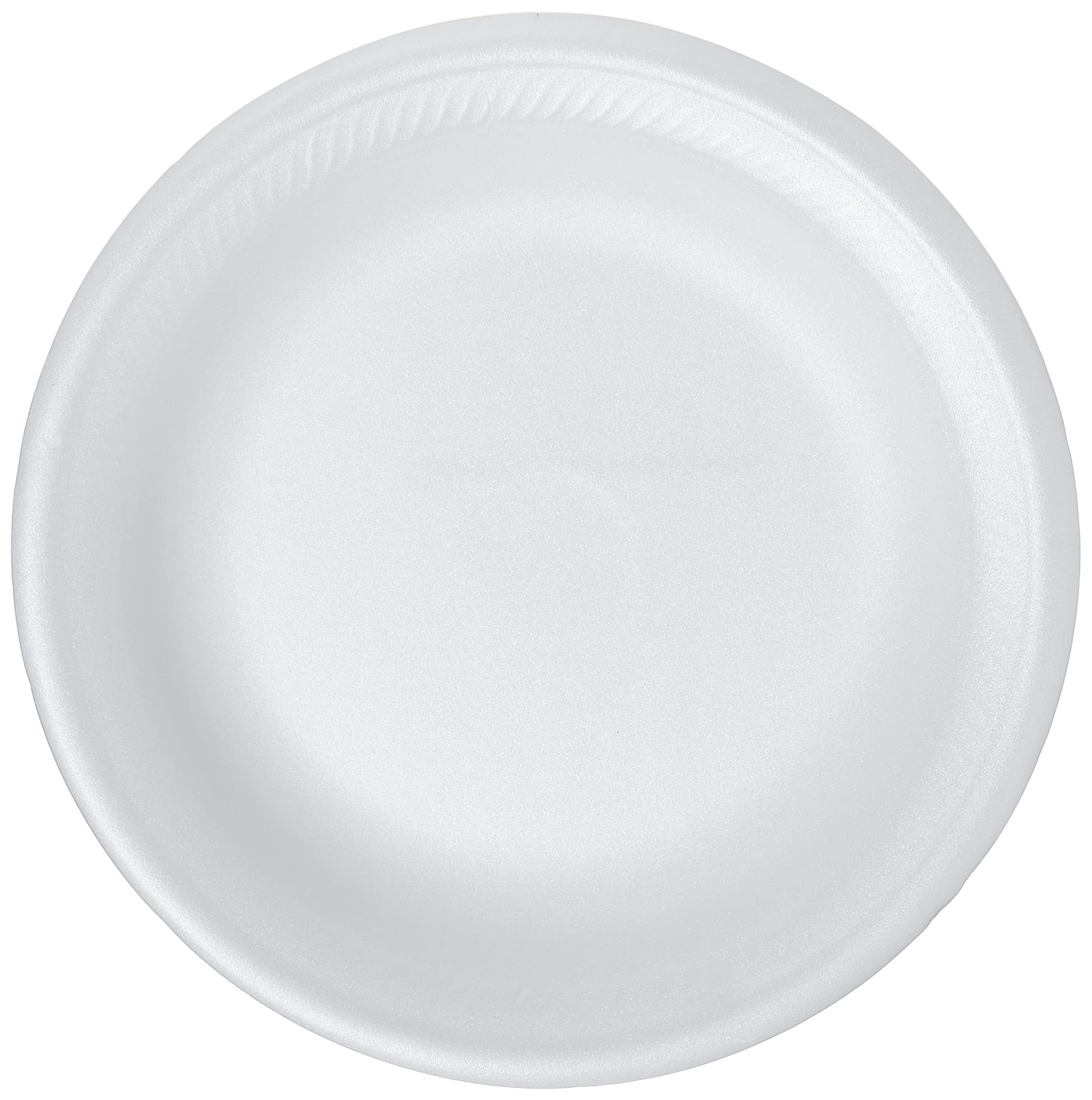 100pcs Disposable White Foam Plates Party Polystyrene Disposable