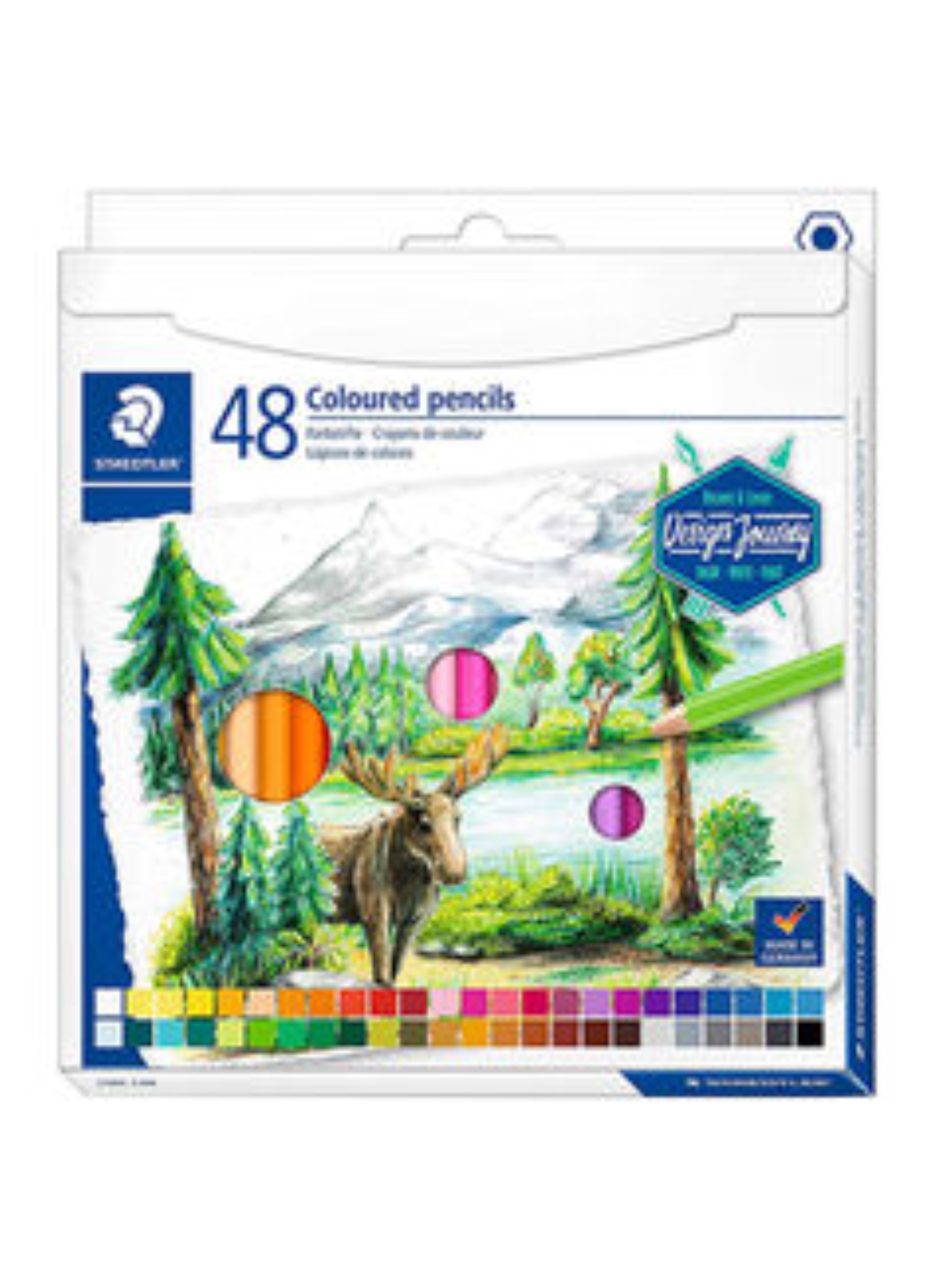 STAEDTLER 48-Piece Hexagonal Colored Pencils Multicolour | Wholesale ...