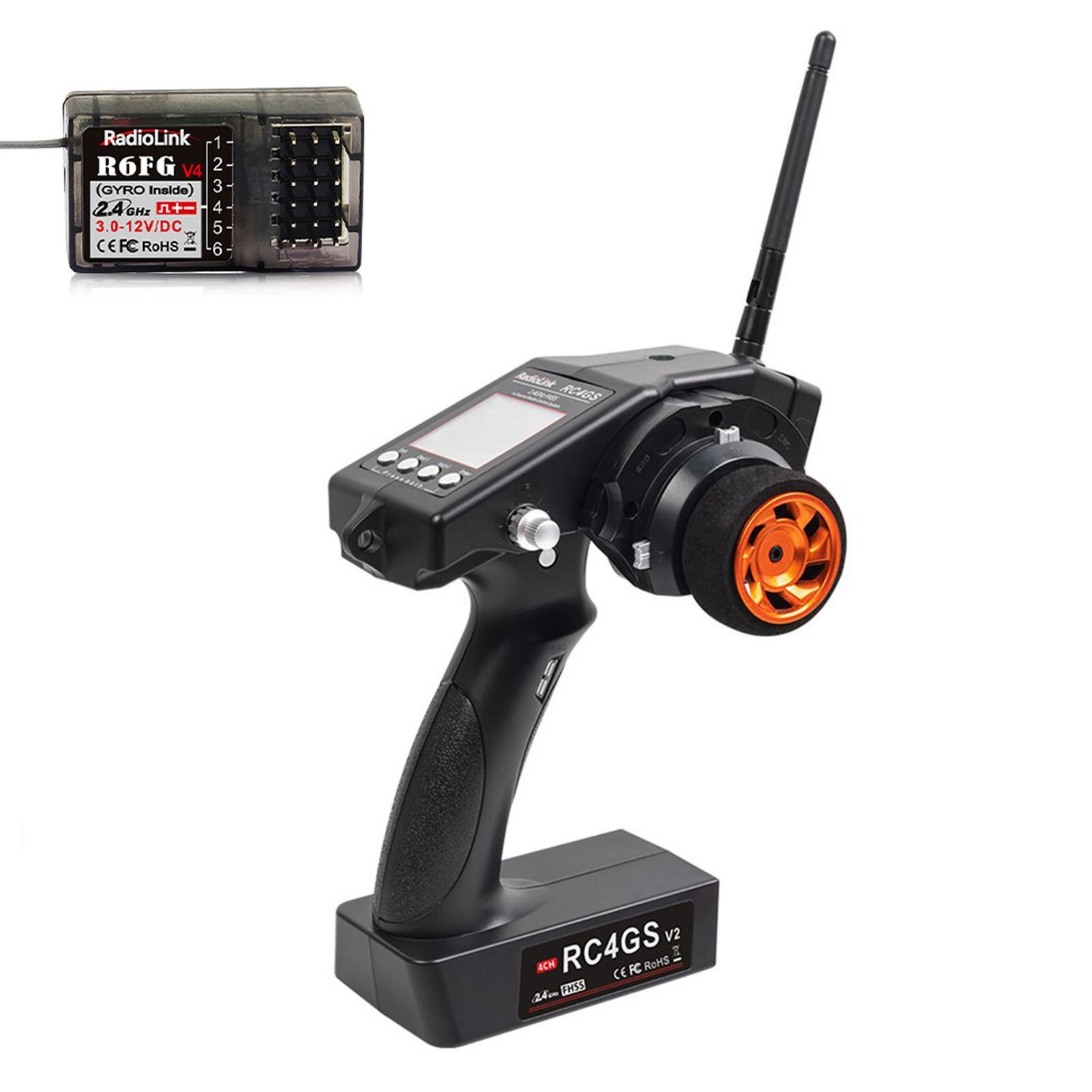 Radiolink Rc4gs V2 Rc Transmitter 4 Channels And Receiver R6fg