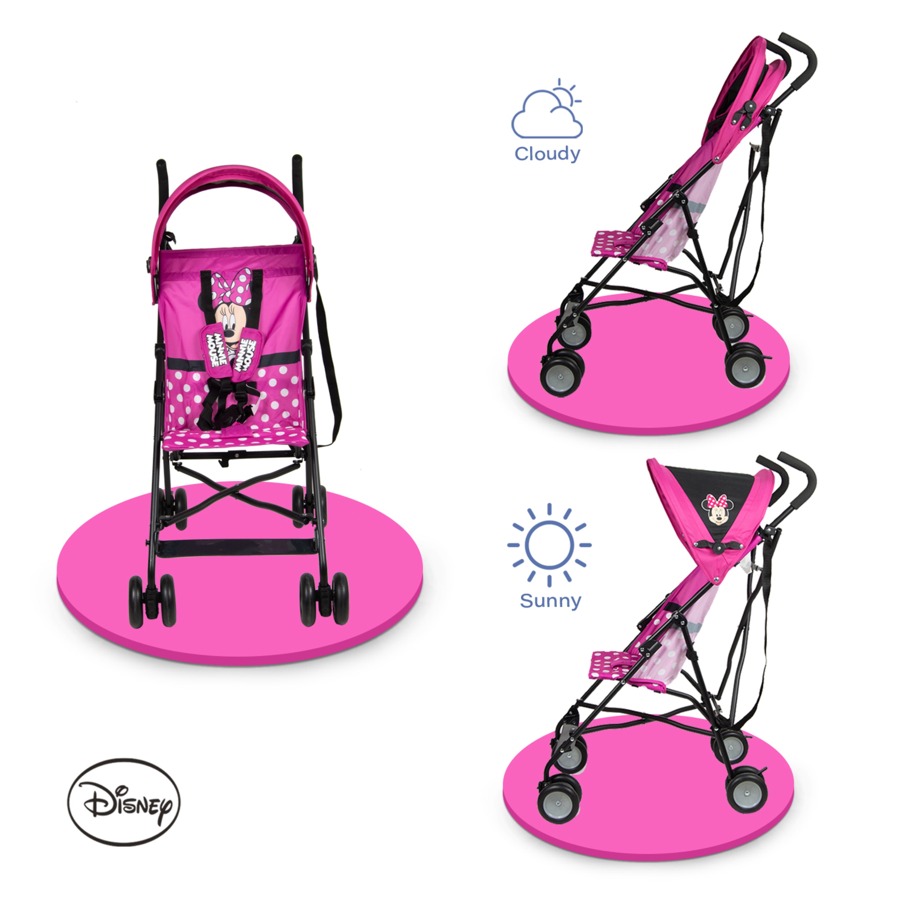 Minnie mouse cheap buggy pink