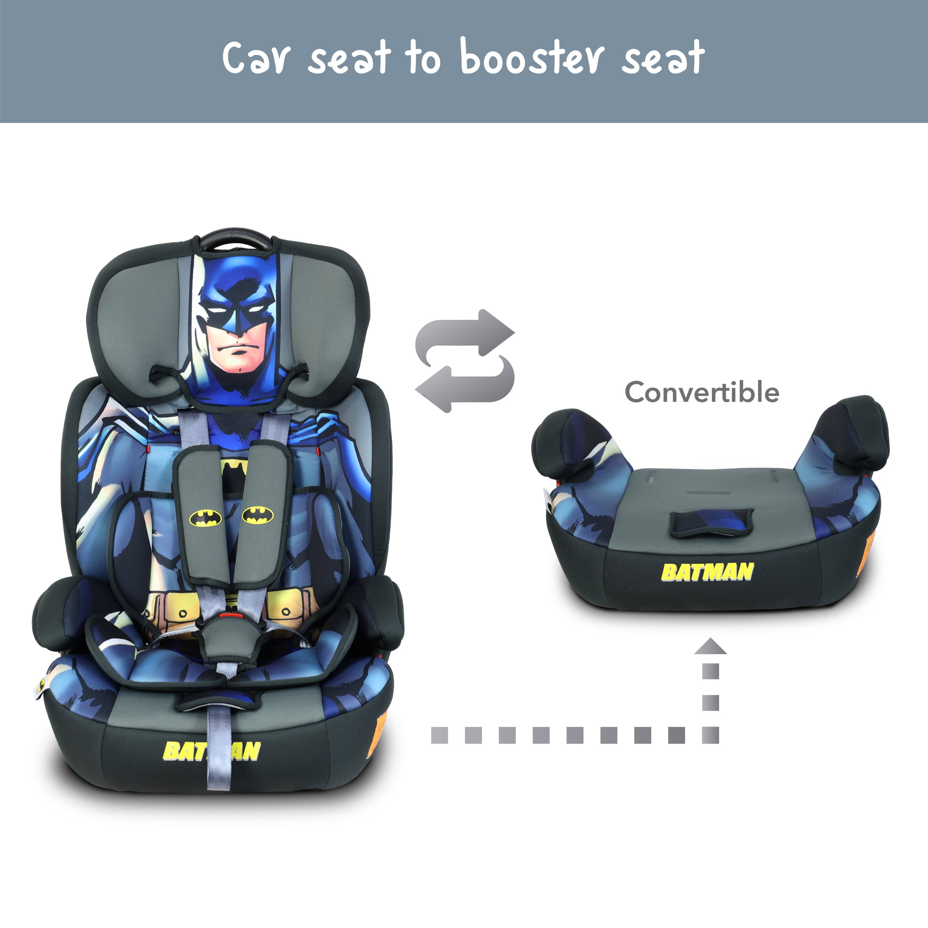 Batman booster shop car seat