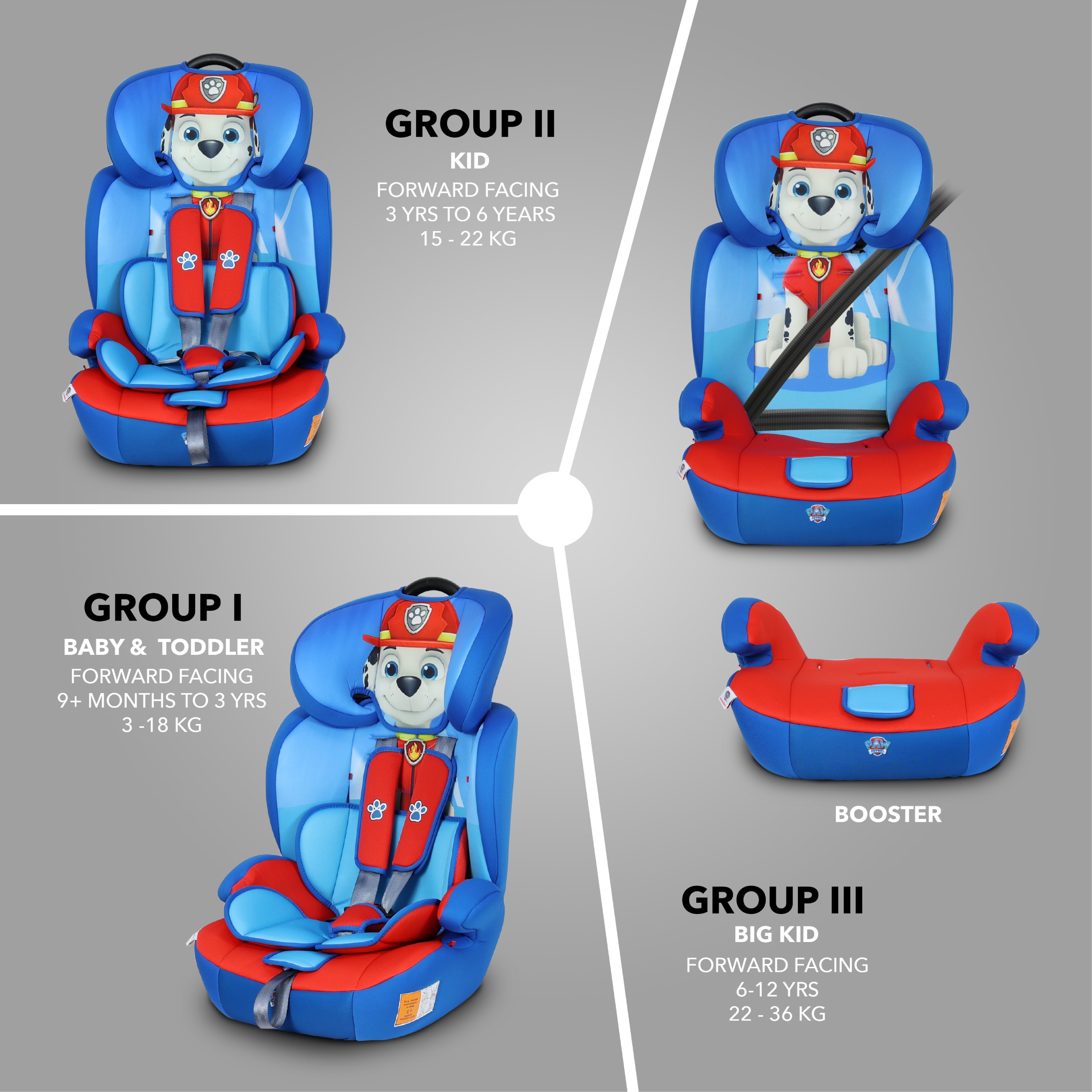 Paw patrol hotsell car seat walmart