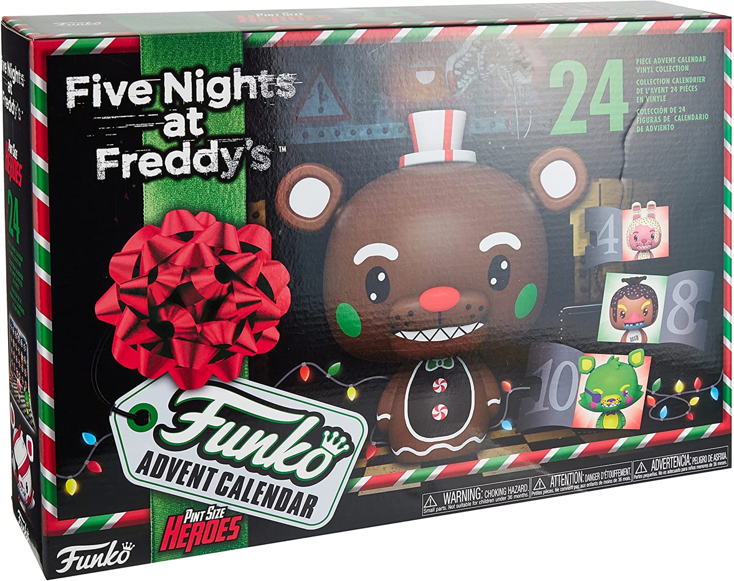 Funko Advent Calendar: Five Nights At Freddy's (FNAF) Blacklight - (Psh) -  24 Days Of Surprise - Collectable Vinyl Mini Figures - Mystery Box - Gift  Idea - Holiday Xmas - Christmas Countdown : : Toys & Games