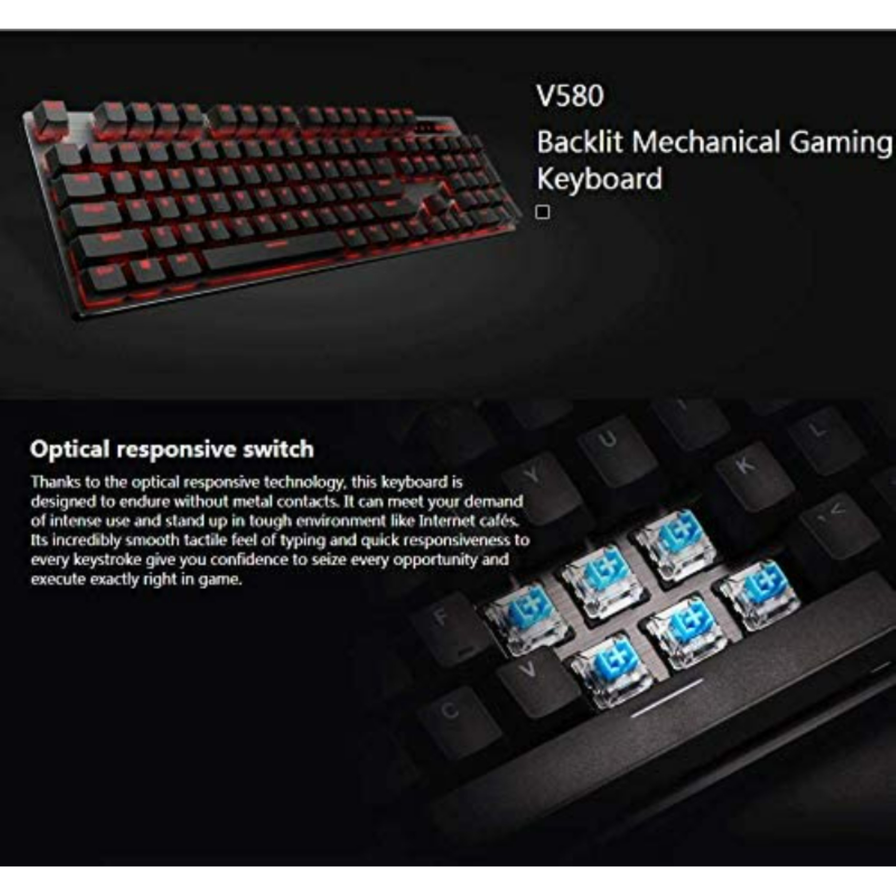 rapoo v580 gaming keyboard