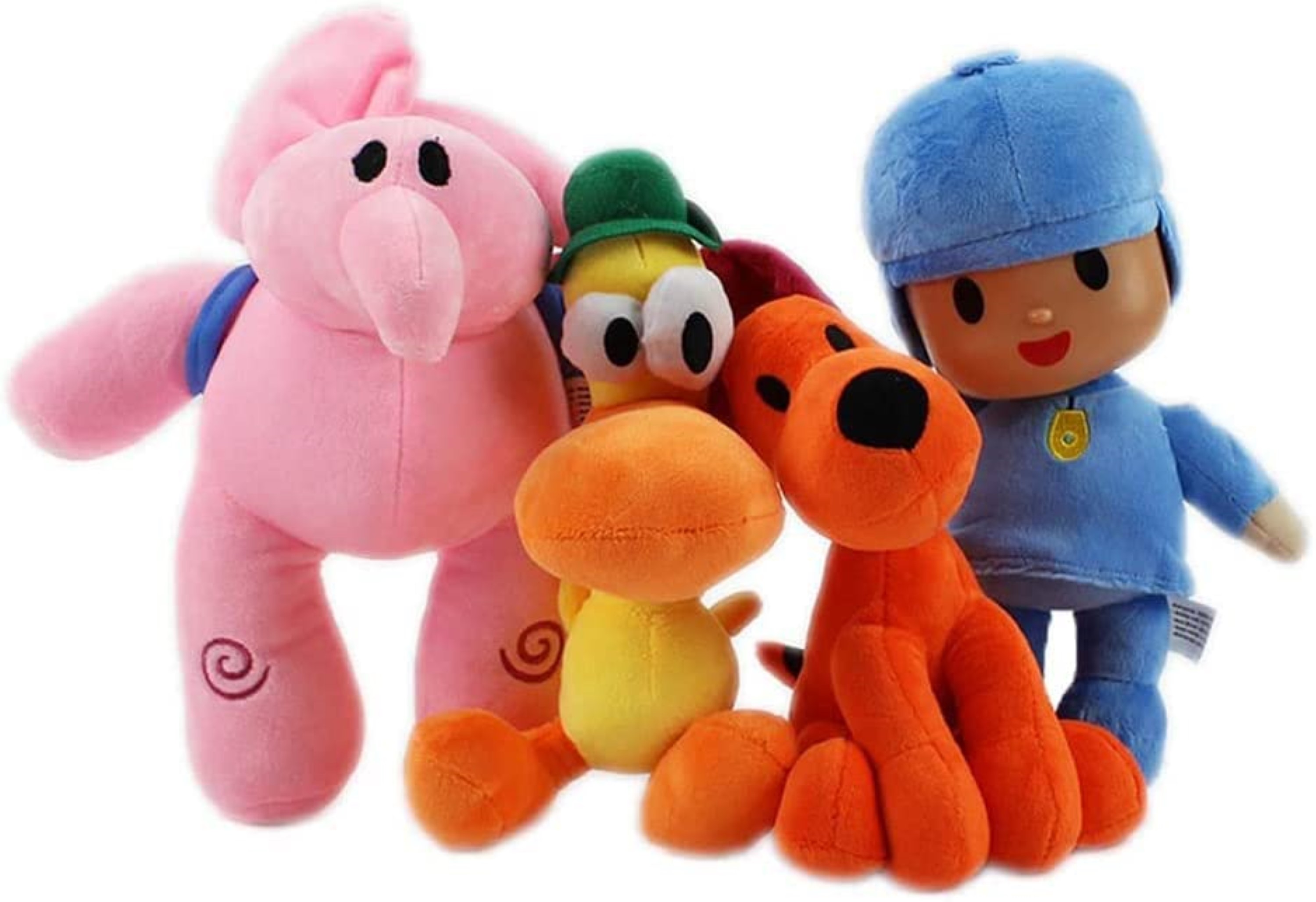 Nibeminent Set Of 4 Viperimr Pocoyo Soft Toys Pocoyo Pato Elly