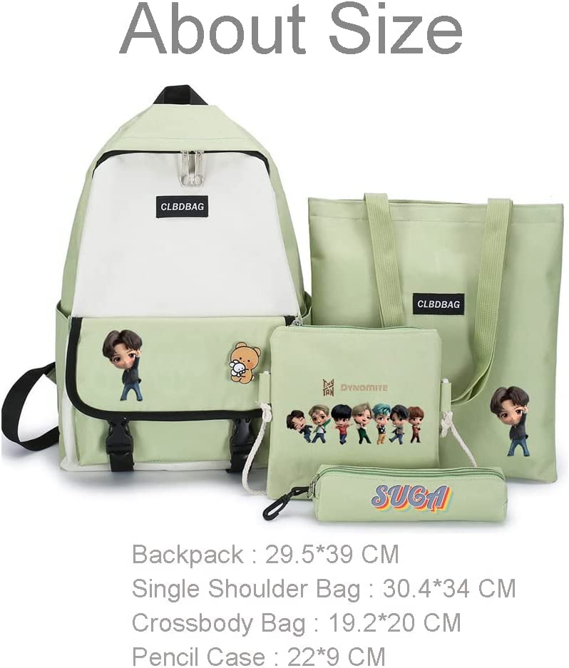 BTS Dynamite Edition 4 in 1 - Backpack/Canvas bag/Pencil Case