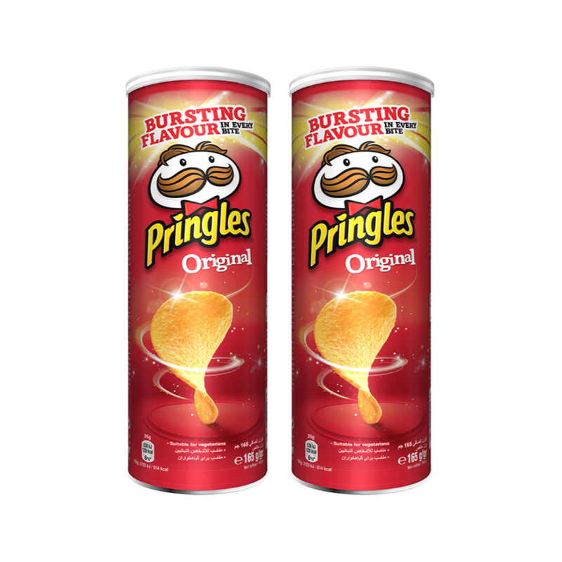 Pringles Original Bursting Flavored Chips 165G Pack Of 2 | Wholesale ...