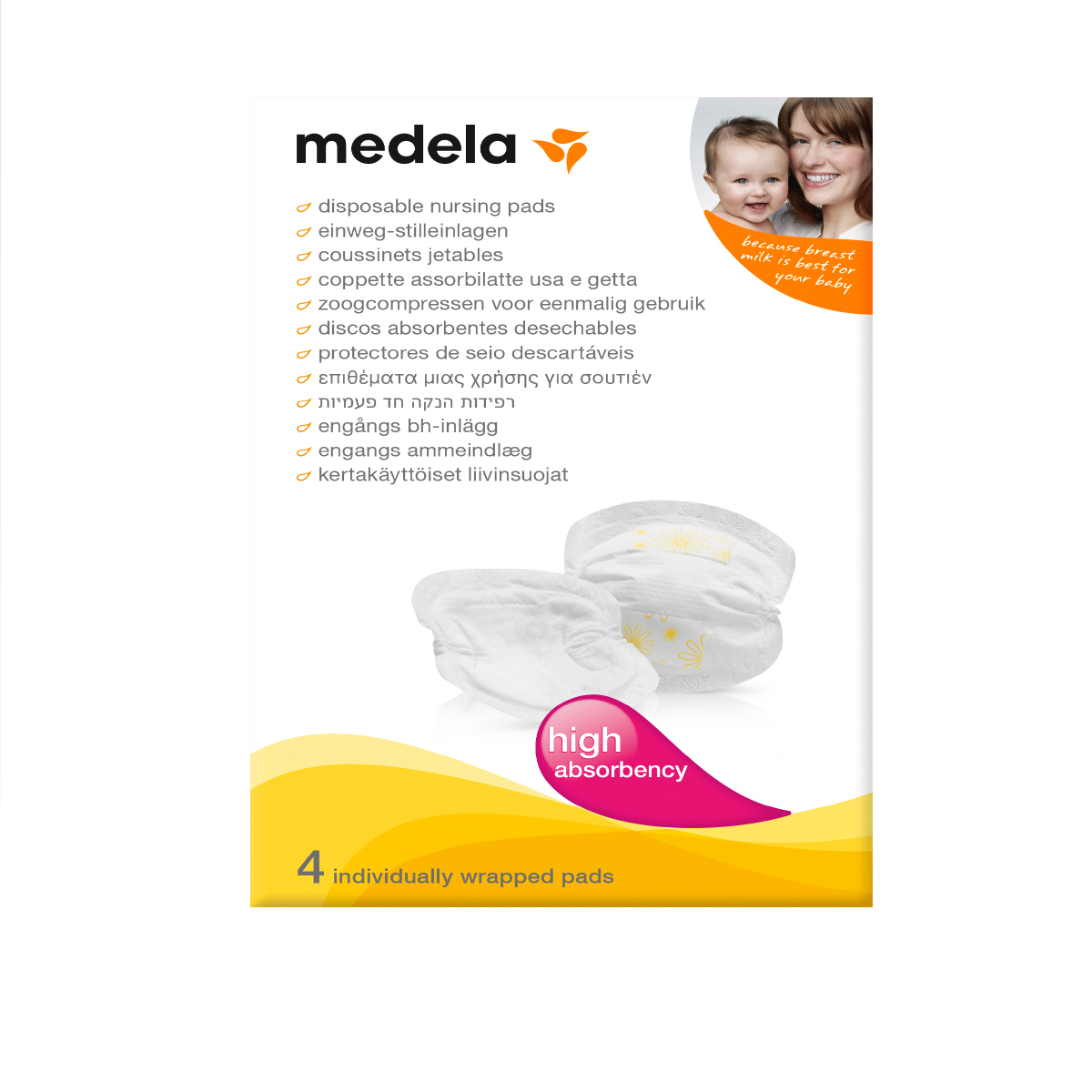Medela Safe & Dry Ultra Thin Disposable Nursing Pads - Ultra-Thin and  Highly Absorbent Nursing Pads - Box of 36 Individually Packed Breast Pads :  Medela: : Baby Products