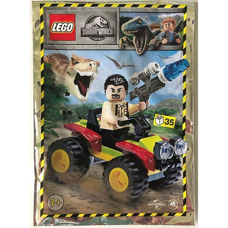 Lego Jurassic World Vic Hoskins With Buggy Foil Pack Set 122009 Wholesale Tradeling 