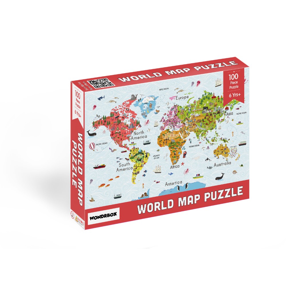 Wondrbox 100 Piece Worldmap Jigsaw Puzzle For Kids Ages 5 10 Years   09e3fef845c25a3081c2cdc67e2a329c 