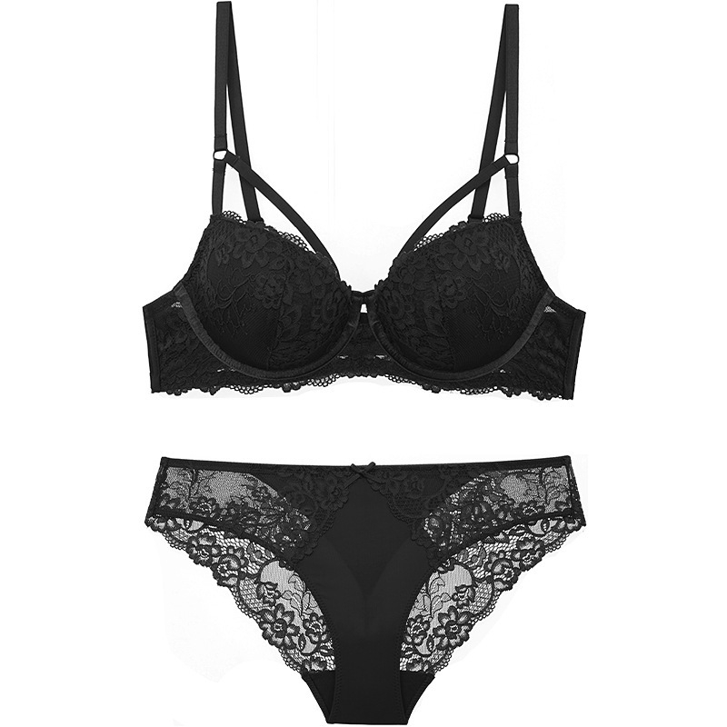 Wein Lace Women Bra And Panty Set 70b Black Wholesale Tradeling