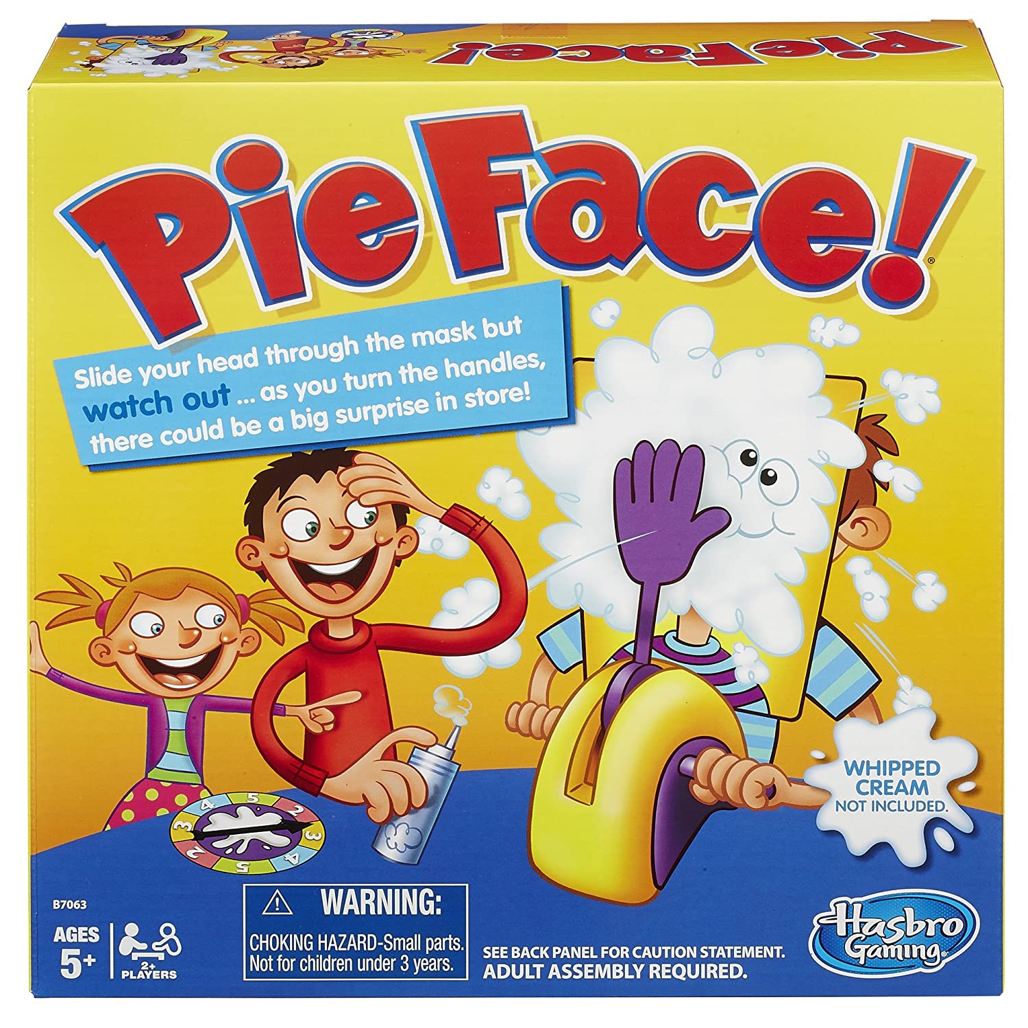 Pie Face Cannon Game: Whipped Cream Family Board Game 