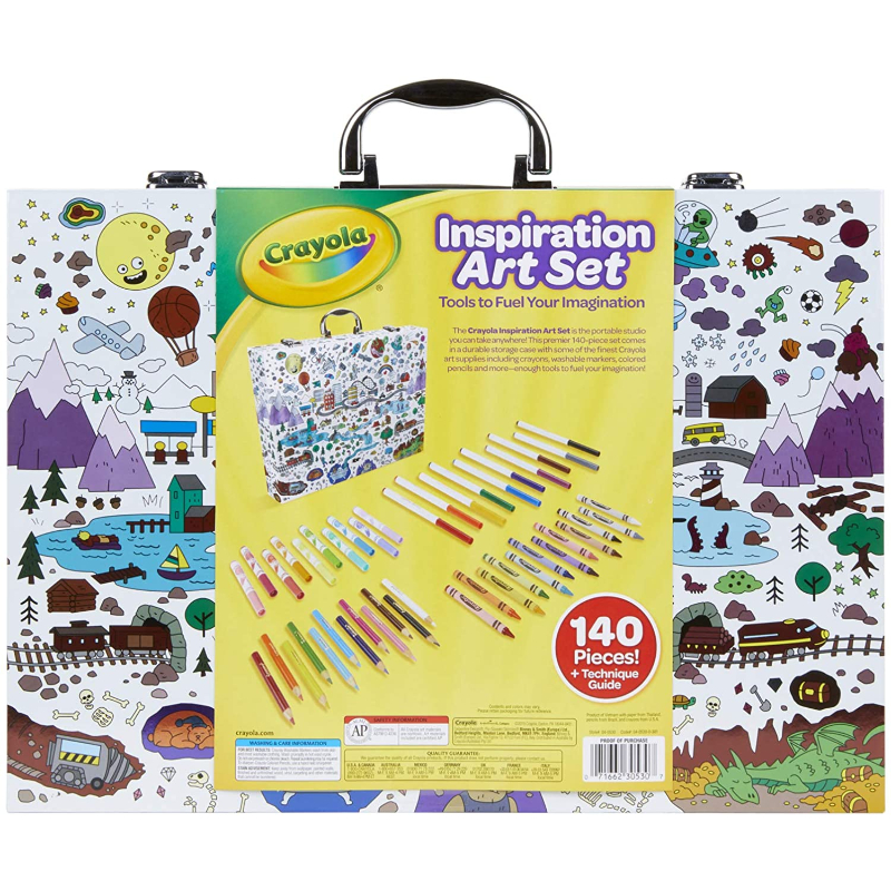 Buy Crayola Inspiration Art Set with Case 140pcs 04-0530 Online in UAE