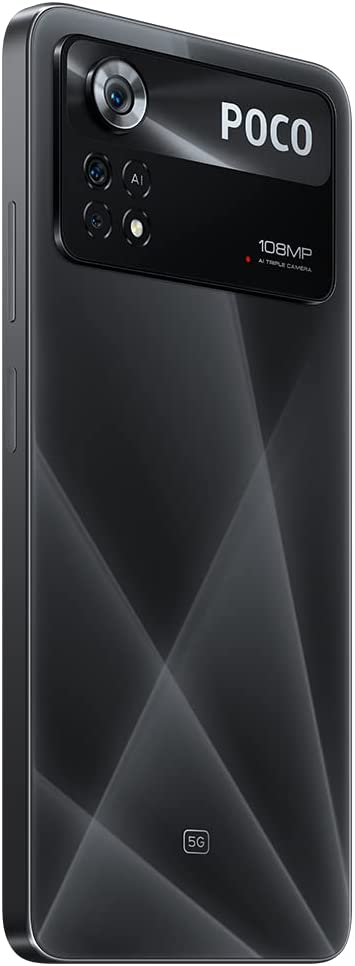 poco x4 pro 256gb 5g laser black smartphone