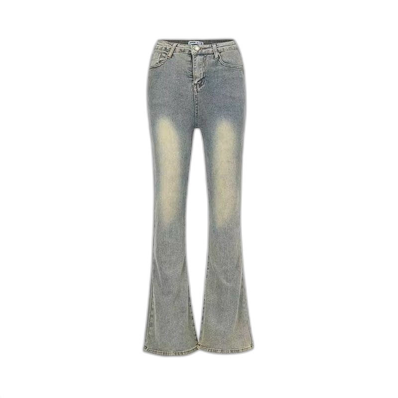 Gems Womens Slim Flared Jeans Blue Yellow Small | Wholesale | تريدلنغ