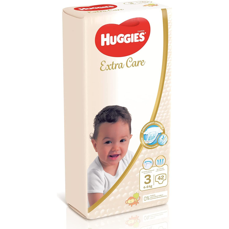 Huggies Ultra Comfort Unisex diapers (3) 56 pcs