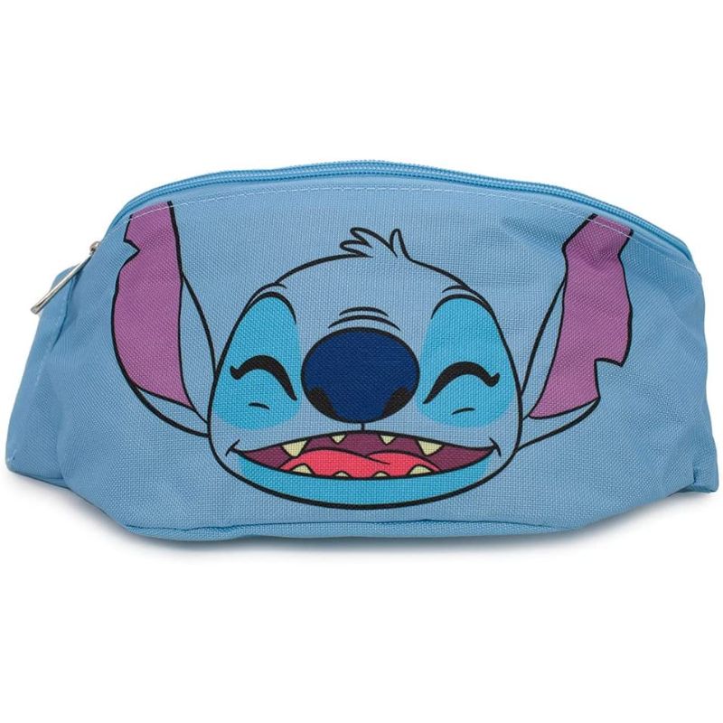 Lilo Stitch Ears Up Smiling Pose, Blue, Canvas 11.0