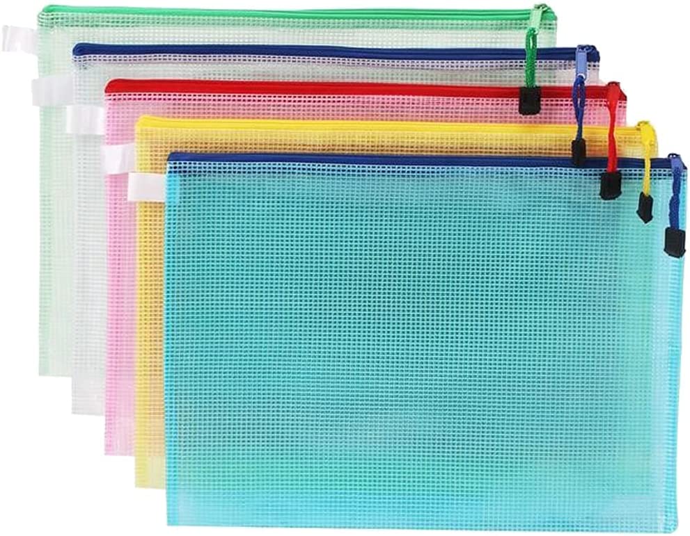 10Pcs Mesh Zipper Pouch Document Bag | Wholesale Prices | Tradeling