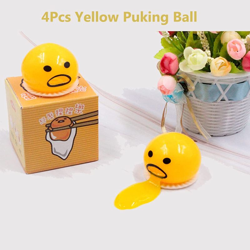 4 Pieces Yellow Puking Ball, Vomiting Egg Yolk, Wholesale Prices