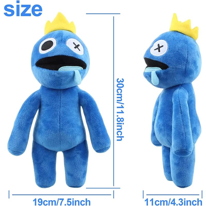 Rainbow Friends Plush 11.8 Inch Blue Rainbow Friends Plush Toys for Fans  and Friends Beautiful Stuffed Doll Gifts 