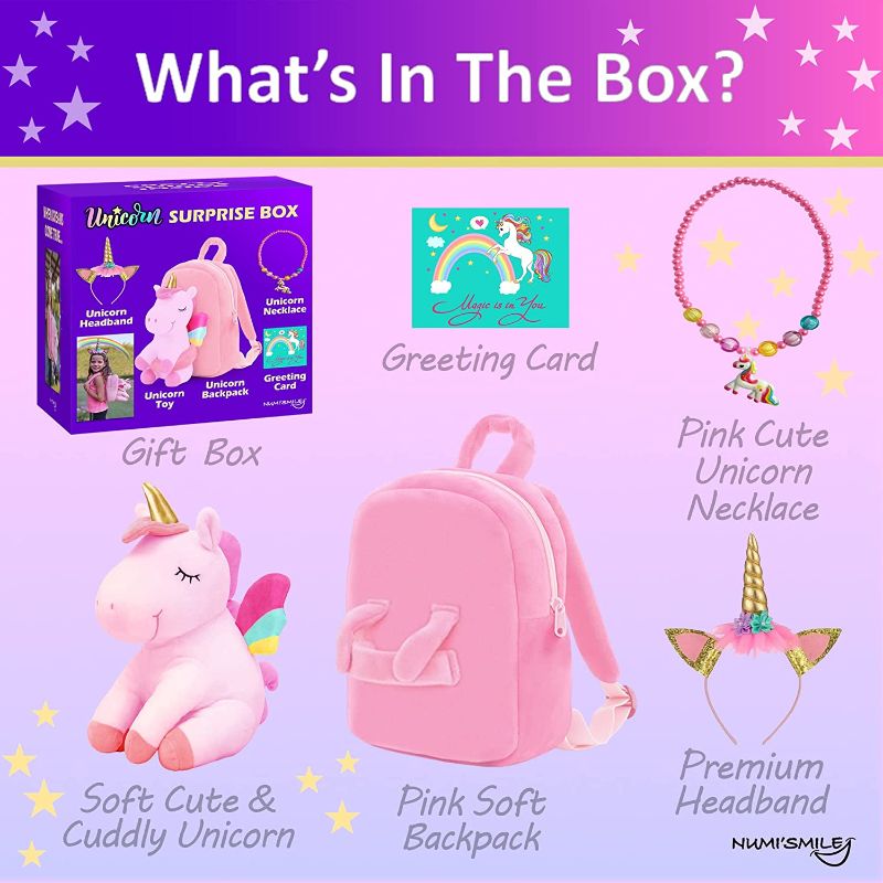 Unicorn Gifts for Girls in A Surprise Box with A Unicorn Plushunicorn