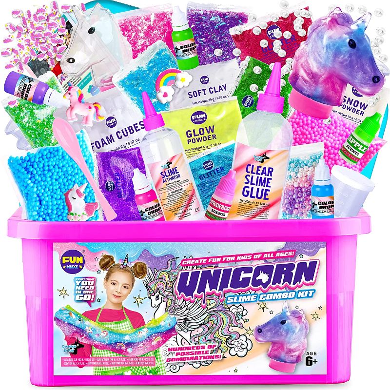  Toy Galaxy Slime Kit for Boys Girls 10-12, FunKidz