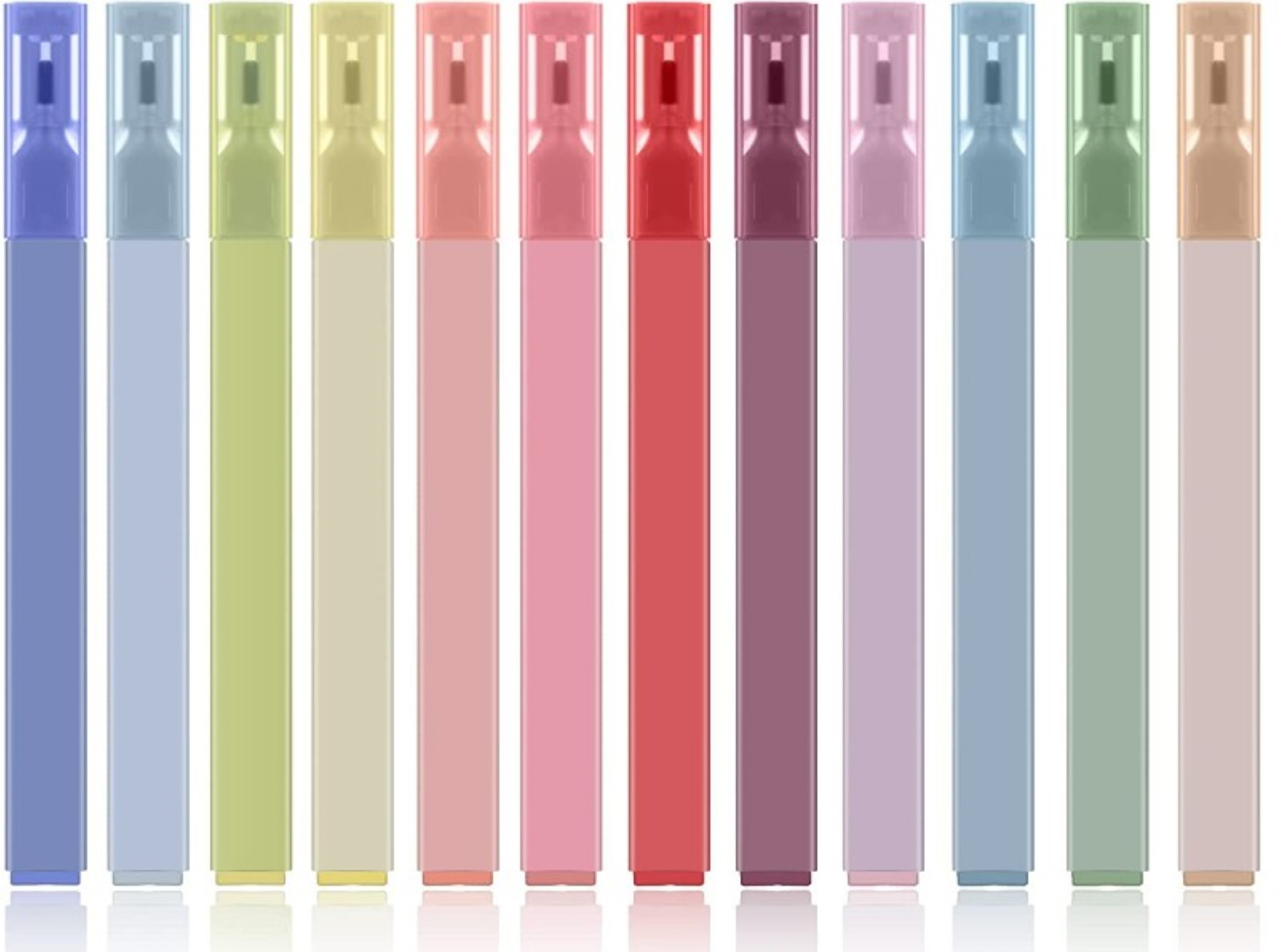 12 Pieces Aesthetic School Office Supplies Cute Highlighter Pastel Scented  Highlighters Soft Chisel Tip Marker Pen With Mild Assorted Colors, Wholesale