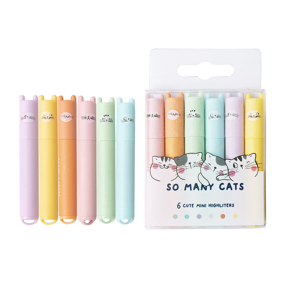 12colors Highlighters Marker Pens Set Midliners Cute Pens Stationery Kawaii  Pens For School Supplies Hihlight Y Bronceadores - Highlighters - AliExpress