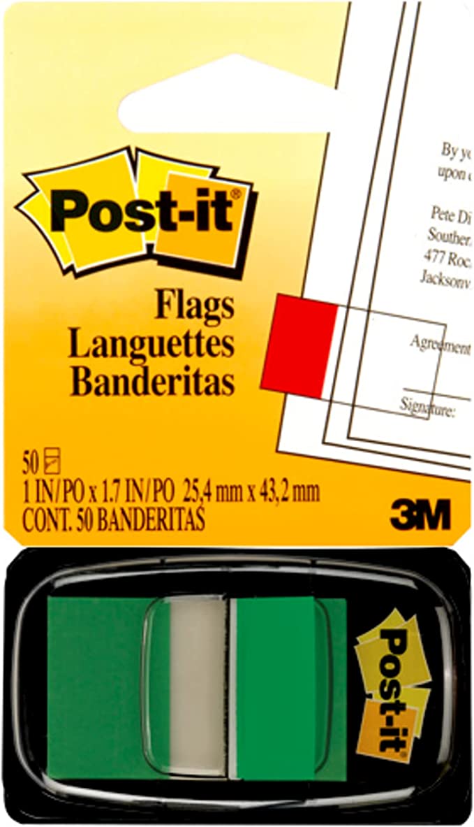 Post-It Flags, 0.47 x 1.7 Inch - 140 flags