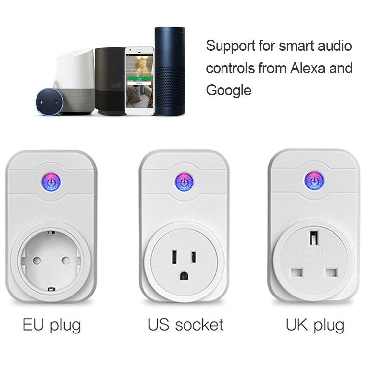 SIPAILING Smart Plug WiFi Socket Work with  Alexa and Google