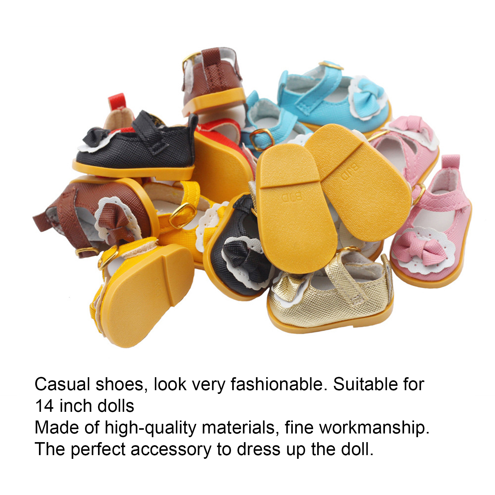 14 inch hot sale doll shoes