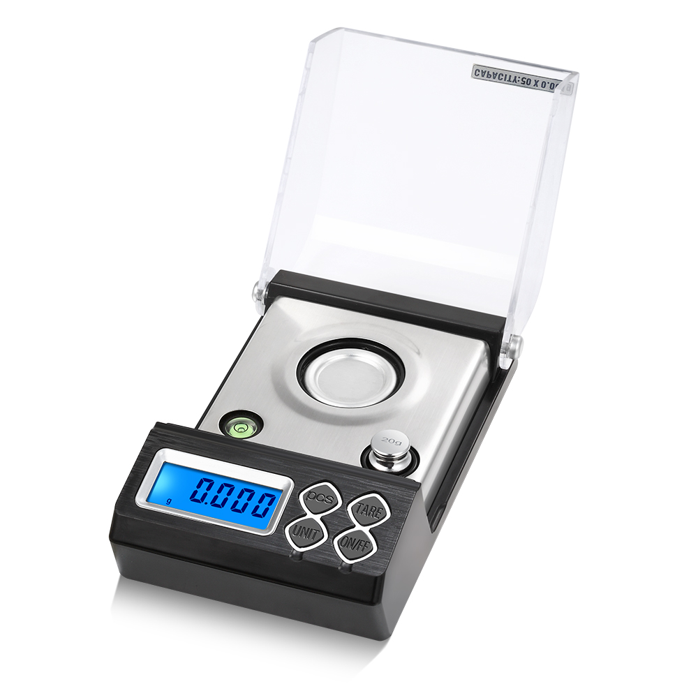 UNIWEIGH Milligram Scale 50g/0.001g,Portable Jewelry Scale with