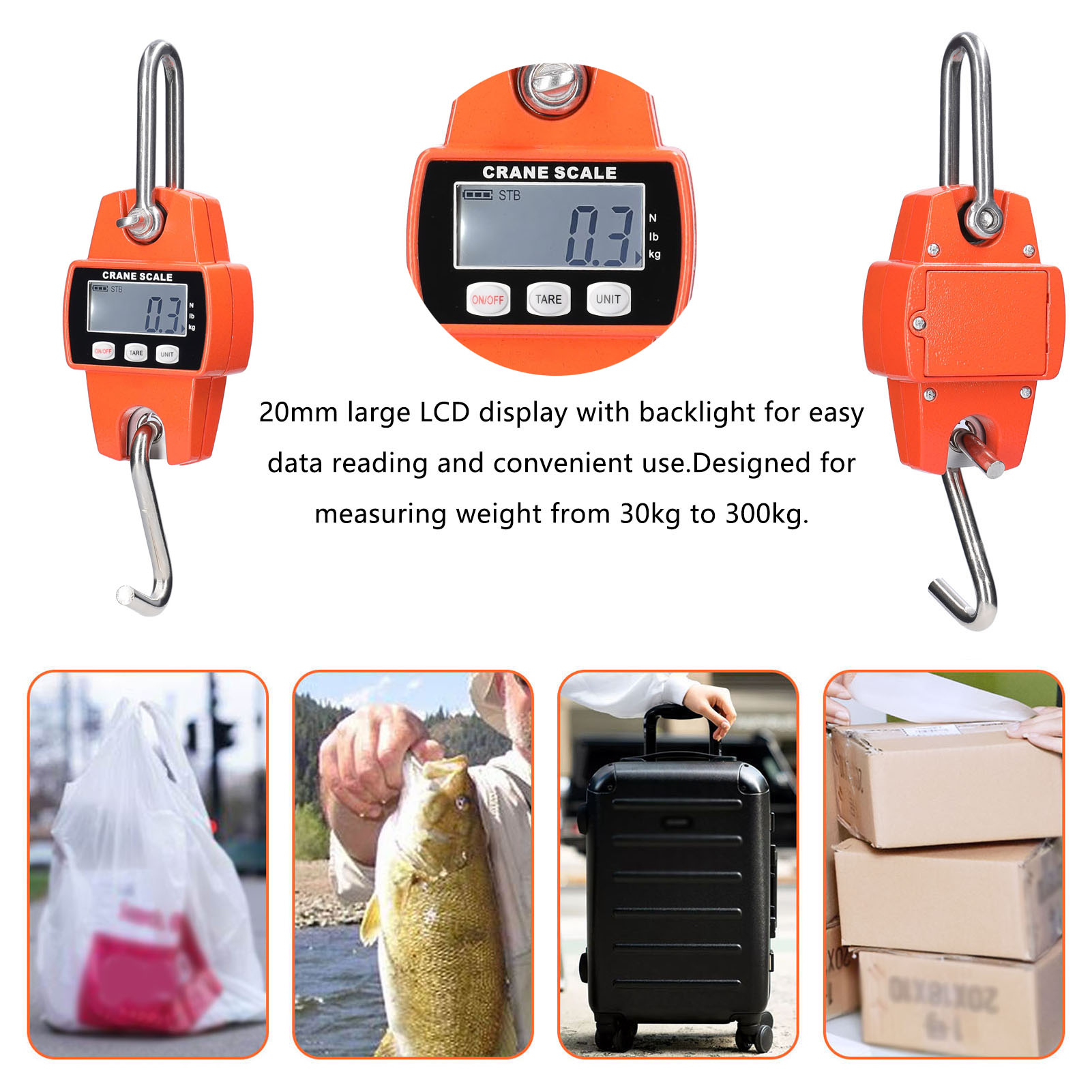 LCD Backlight Display Stainless Steel Portable Digital Luggage