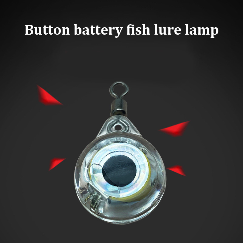 LED Fishing Lure Night Light Battery Powered Glow Underwater