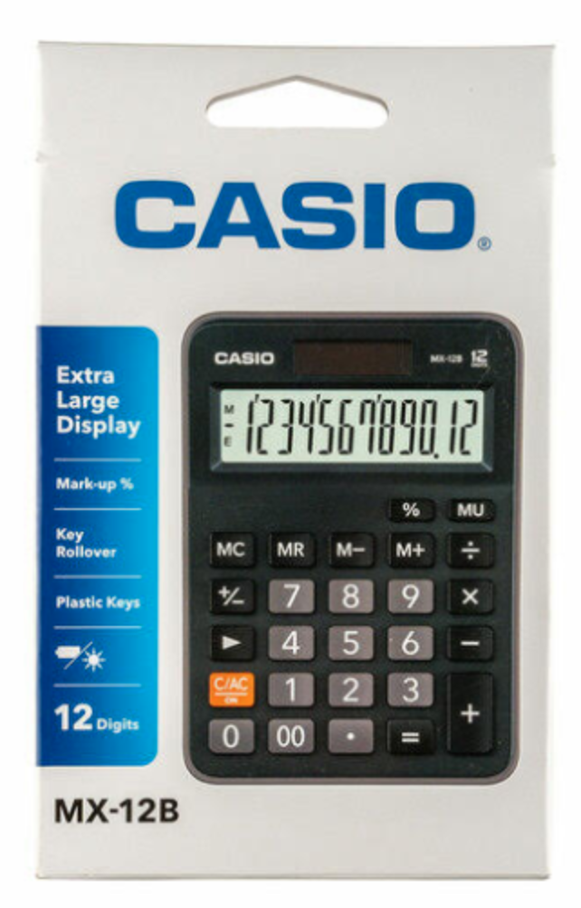 Casio MX12B Calculator Wholesale Tradeling