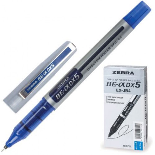Zebra BEDX5 Rollerball Pen 0.5mm Blue Wholesale Tradeling